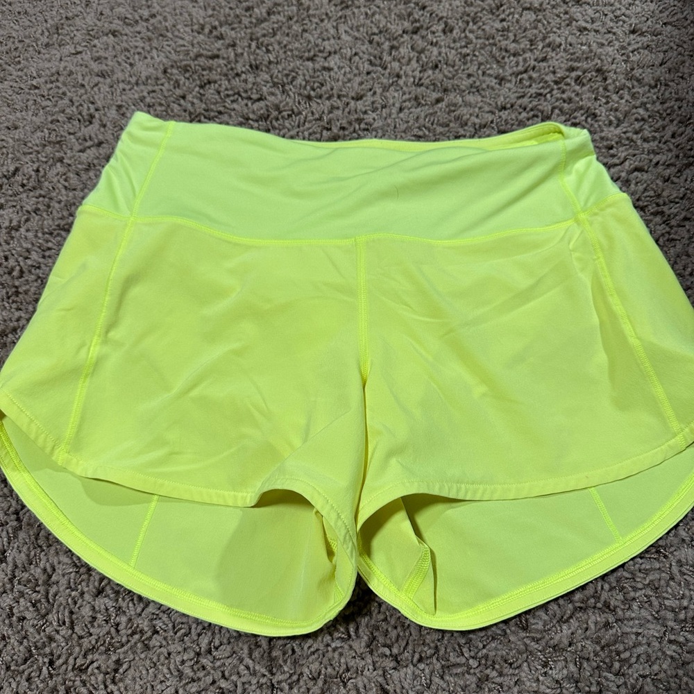 Lululemon Speed Up Running Shorts Womens Size 6